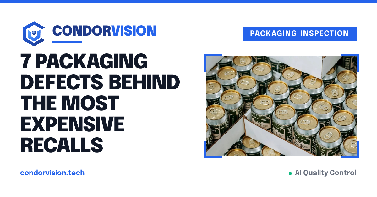 7 Packaging Defects Behind the Most Expensive Recalls (2026) | CondorVision